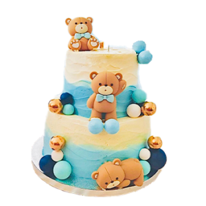 bear & butterfly cake (copy)